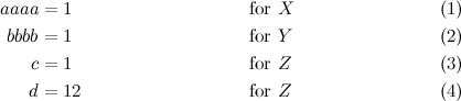 Rendering: Set of equations