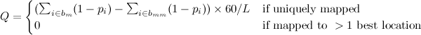subread mapq equation