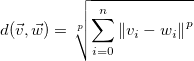 Minkowski Distance