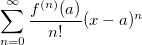 Taylor Series